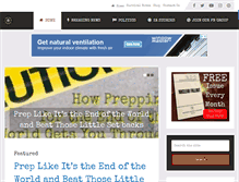 Tablet Screenshot of freedomprepper.com